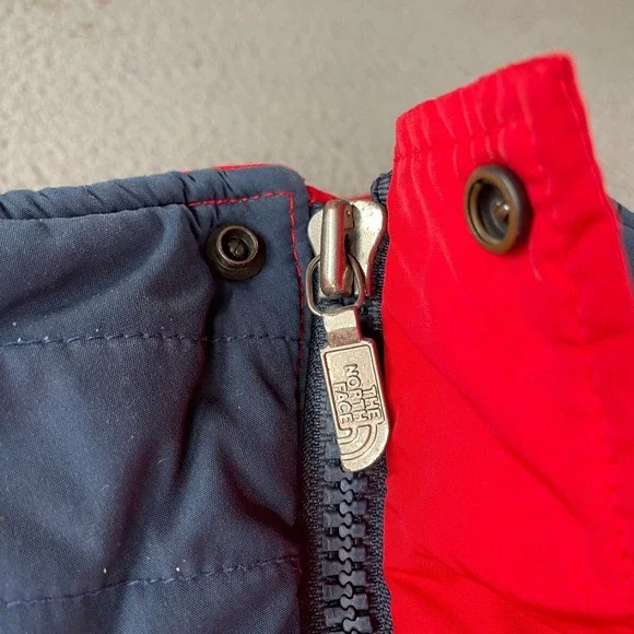 VTG The North Face Quallofil Jacket Puffer Ski Color Block Men L Fit M *Flaws - Picture 5 of 16